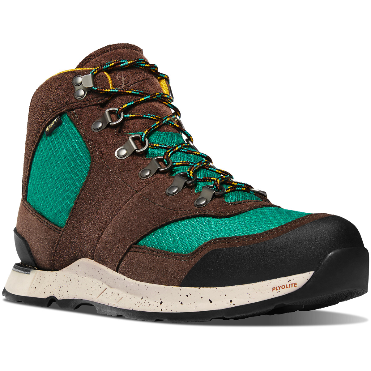 Danner Mens Free Spirit Hiking Shoes Dark Brown/Turquoise - BWH395284